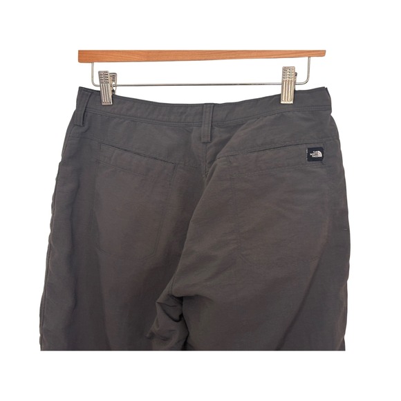 The North Face Womens Pants 10 Gray Hiking Outdoor Capri Crop Gorpcore - Picture 3 of 12